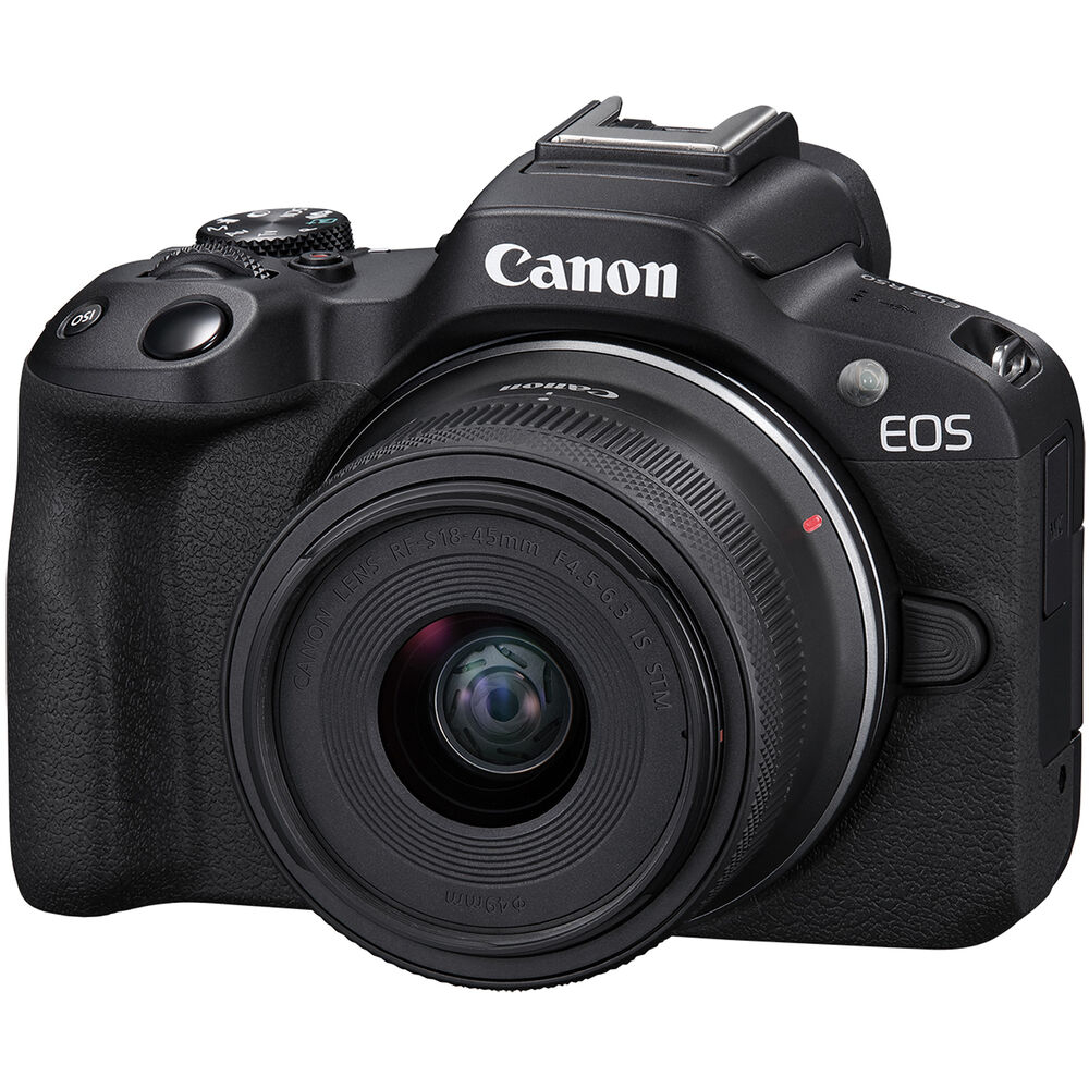 photo of canon r50 camera