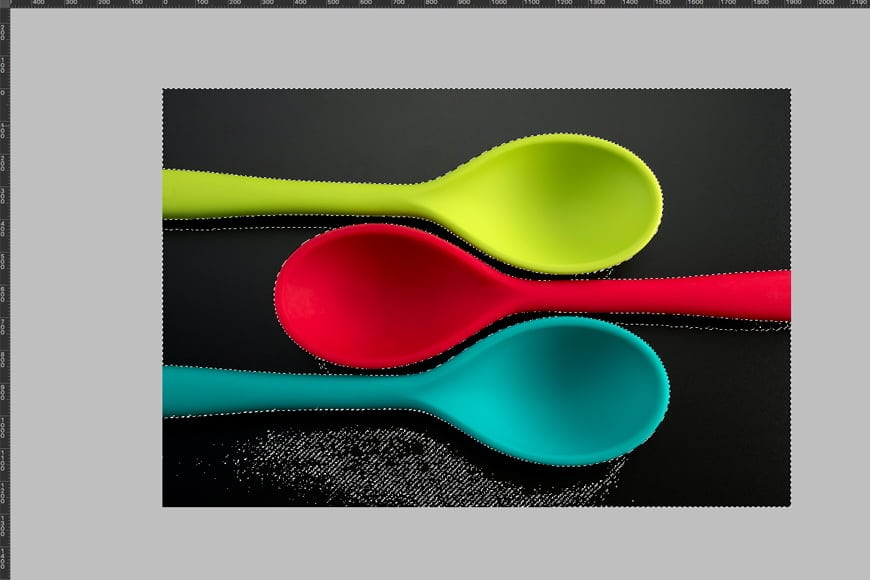 Tutorial in photoshop how to change background color – quick selection tool