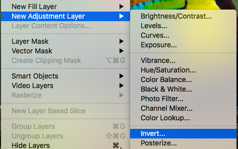 invert layer