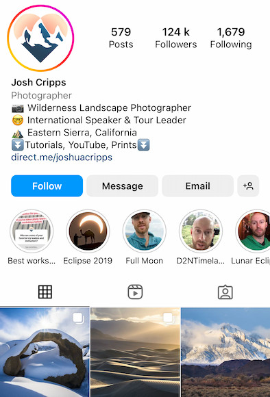 Josh Cripps on Instagram