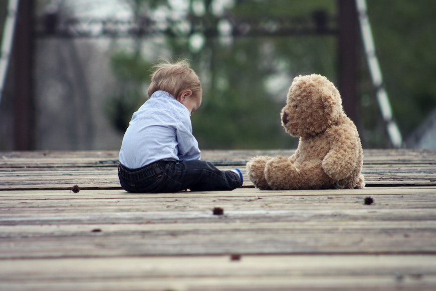 Boy with bear