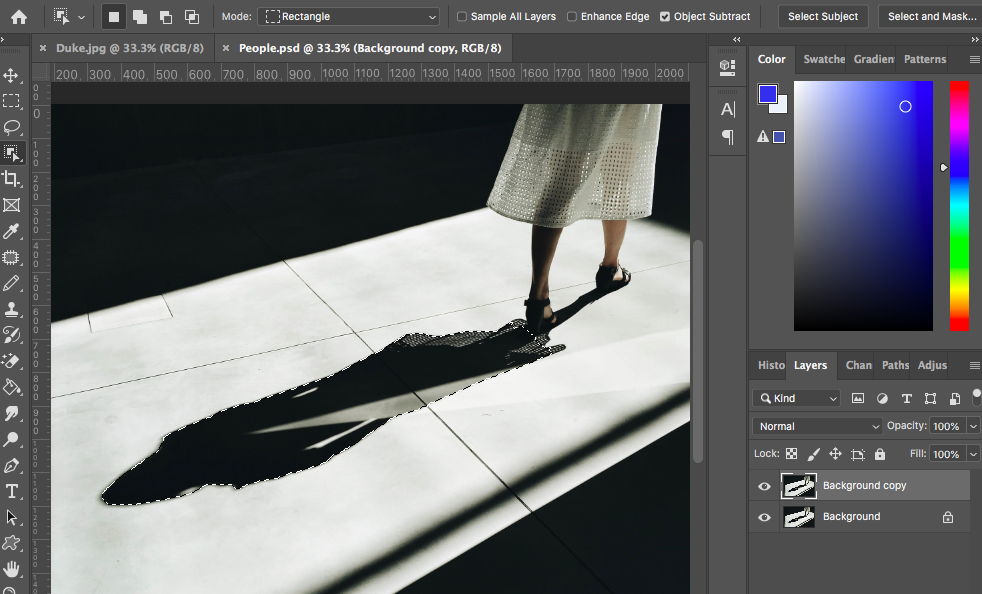 How to remove shadow in Photoshop