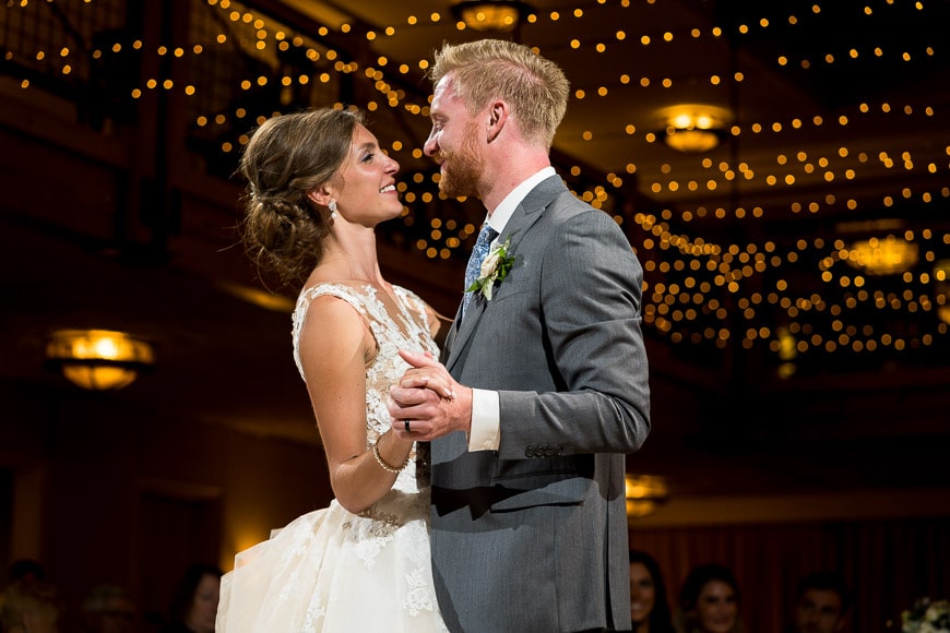 wedding couple dancing