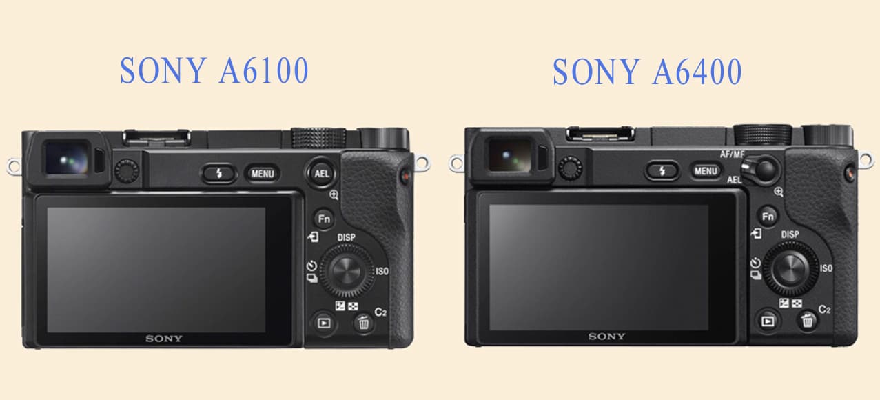 Sony a6100 vs 6400 LCD