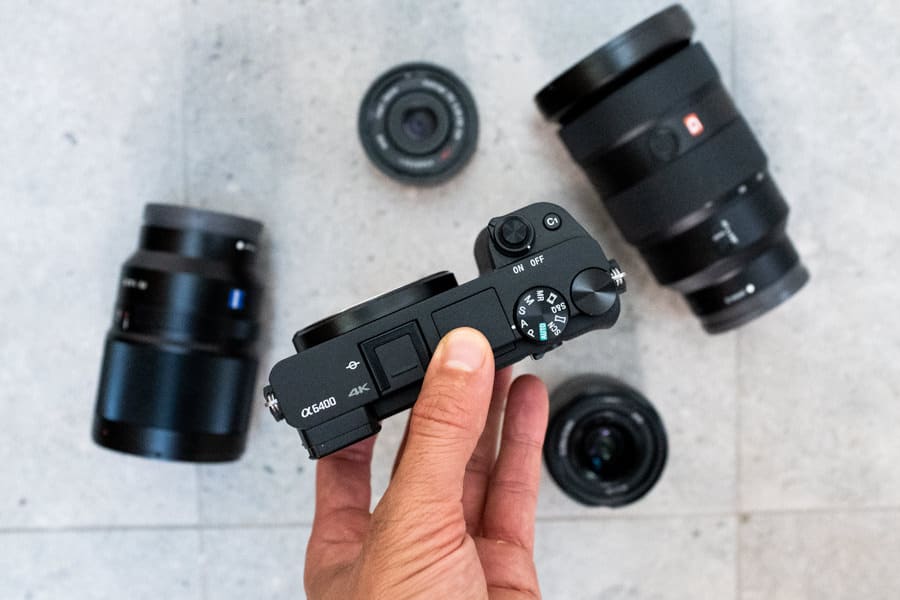 sony a6400 lens options