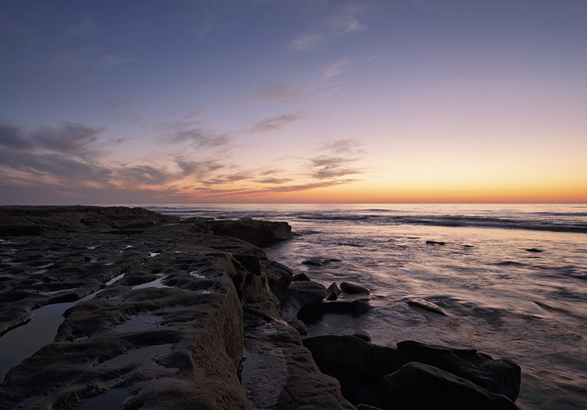 Radiant Photo - Sunset Tidal Pools image